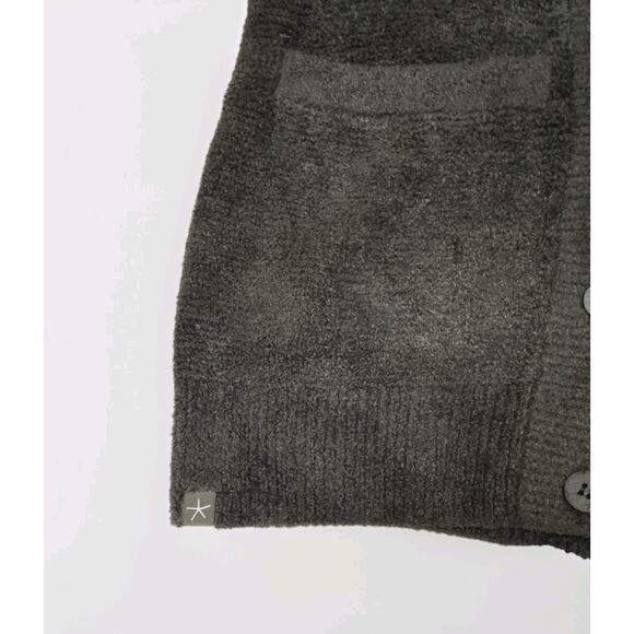 Barefoot Dreams CozyChic Lite Cardigan Button Front Pockets Lounge NOWT - Picture 3 of 6